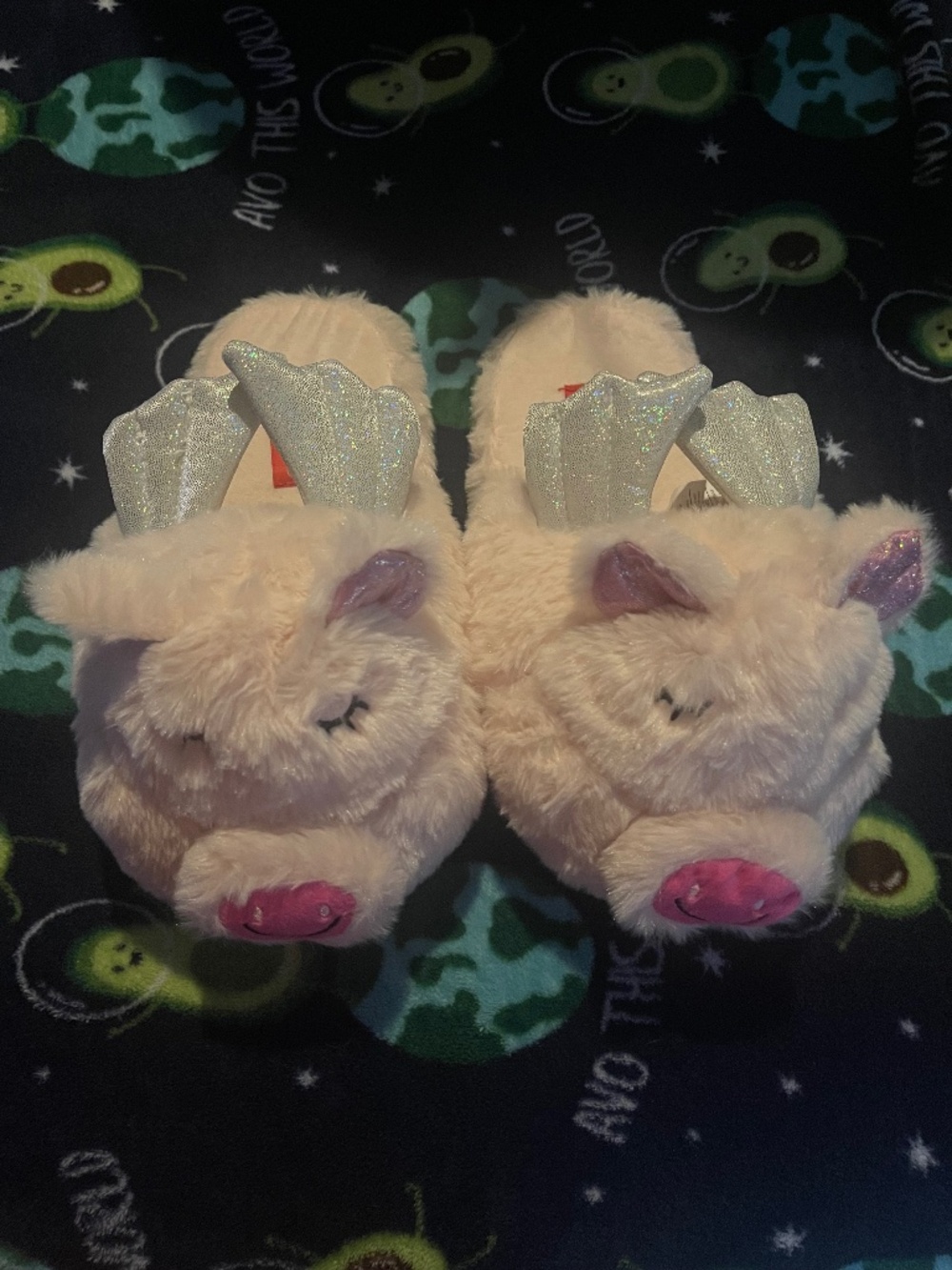CKLASS Flying Pig Slippers Size 9